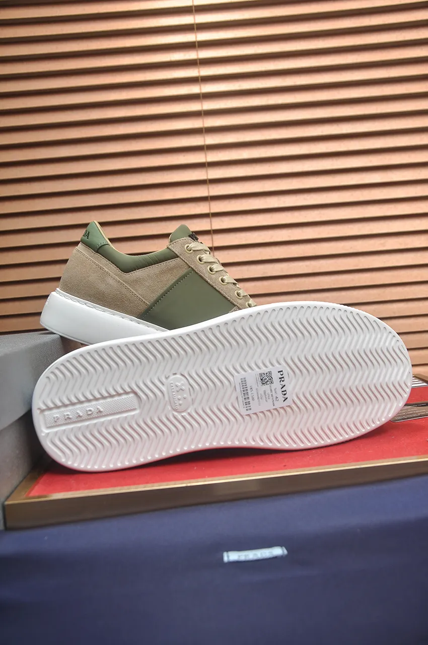 Men's shoes 💰580💶【PRADA】Top original, new season, high quality original goods, top imported calfskin with original imported glue, imported cowhide inside with original cowhide feet, original outsole! Quality guaranteed! Code 38-45 (45 customized)